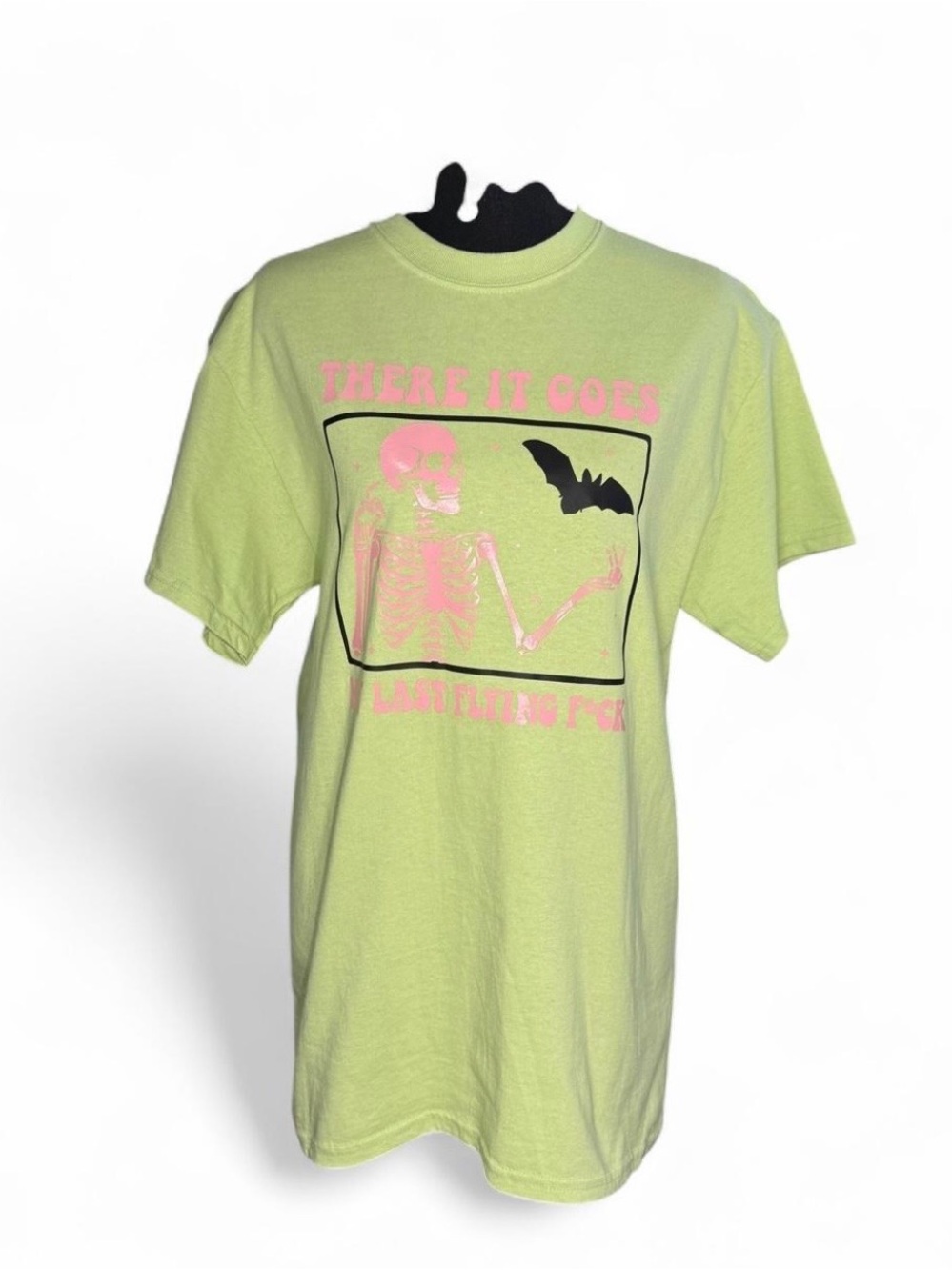 Funny Skeleton Halloween Shirt "There It Goes My Last Flying F*ck" Custom HTV